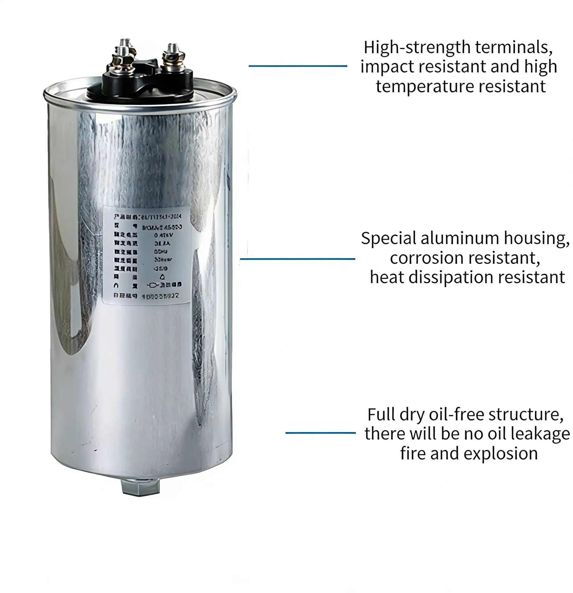 self-healing capacitor-cylindrical self-healing capacitor-cylindrical